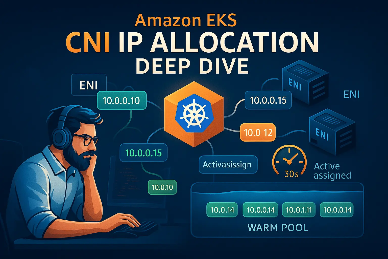 Deep Dive into Amazon EKS CNI Plugin IP Allocation Challenges During Rapid Scaling